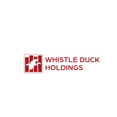 vintage whistling duck and north star logo design