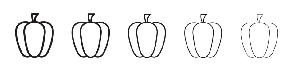 Paprika icon vector illustration isolated