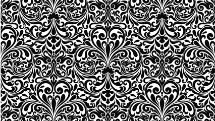 Pattern 132 Abstract Monochrome Design