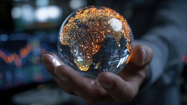 Holographic Market Trends with Gold Particles for Financial Analytics