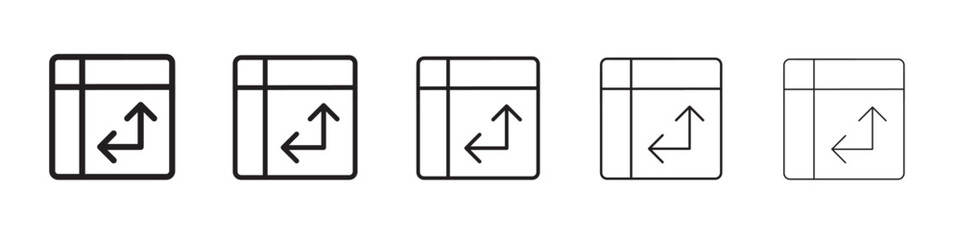 Pivot table icon vector illustration isolated