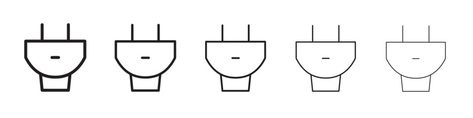 Plug icon vector illustration isolated
