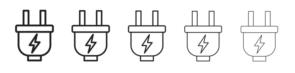 Plug icon vector illustration isolated