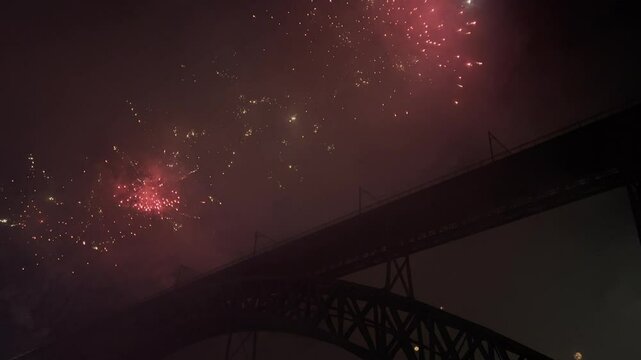 Fireworks S&atilde;o Jo&atilde;o - Porto 2025 Portugal 