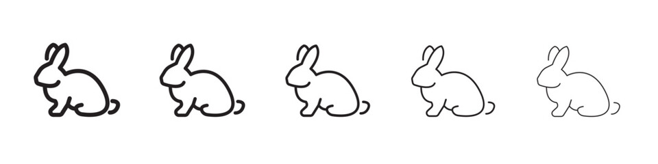 Rabbit icon vector illustration isolated