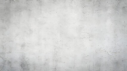 Fototapeta premium Abstract grungy empty background. Photo of blank white concrete wall texture. Grey washed cement surface. Horizontal