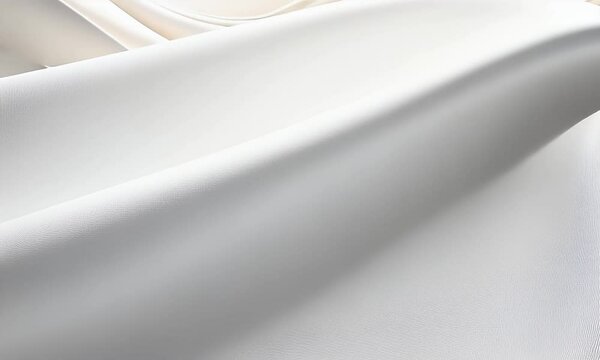 White Parametric Architecture Abstract Visualization Flowing Lines and Minimalist Design with Soft Lighting for Adobe