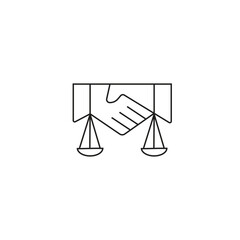 women law justice E monogram logo design