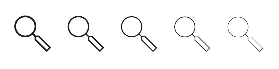 Search icon vector illustration isolated