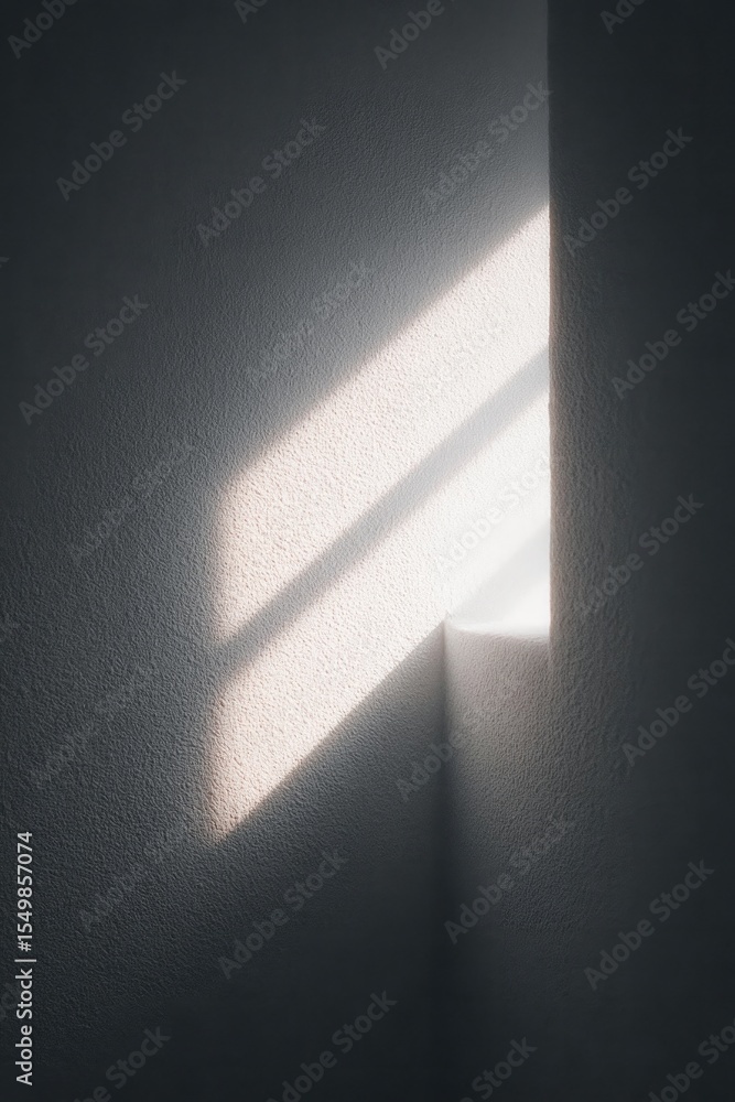 Poster capture high-angle view of textured wall surface with accentuating light and shadow play enrich comp