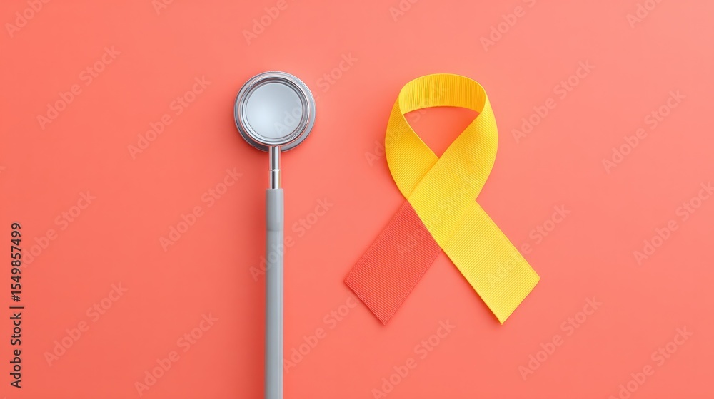 Poster capture minimalistic scene highlighting world hepatitis day symbol with yellow and red colors agains