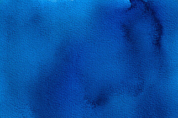Abstract Blue Watercolor Texture Background