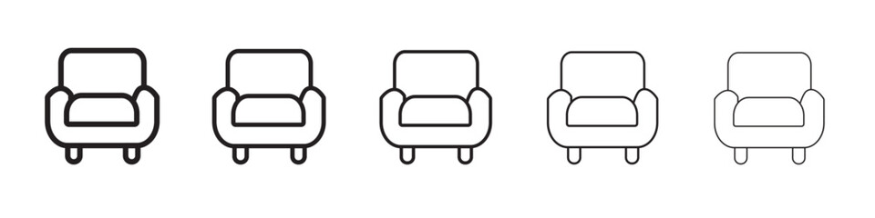 sofa icon vector illustration isolated