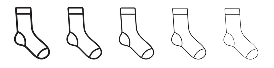 Sock icon vector illustration isolated