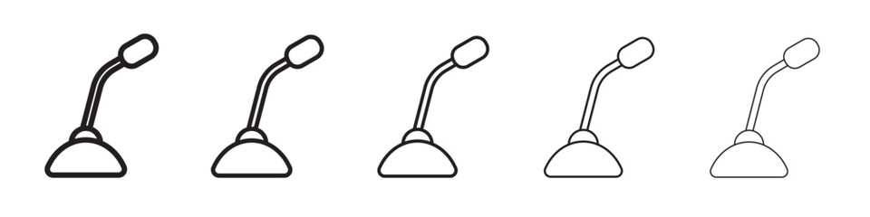 Speaker Microphone icon vector illustration isolated