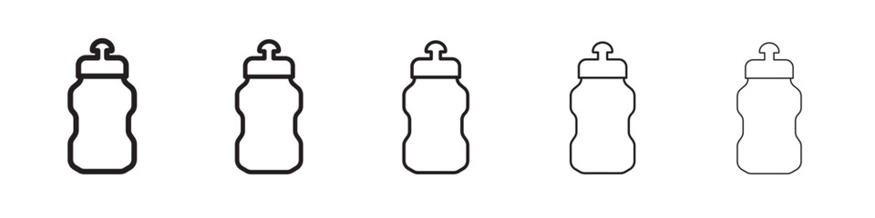 Sports energy drink icon vector illustration isolated