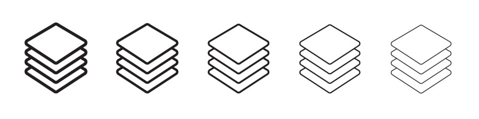 Stack icon vector illustration isolated