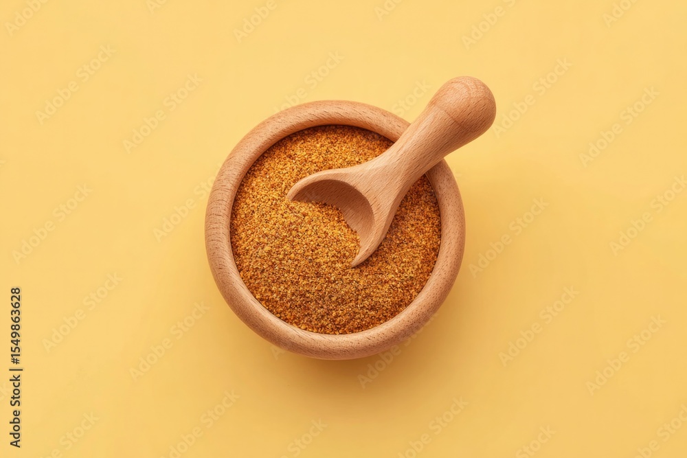Poster minimalistic top-down view of food preparation in tandoor on clean solid color background with 70 am