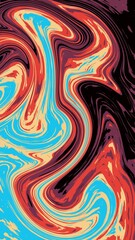 digital art in liquid form, watercolor. background