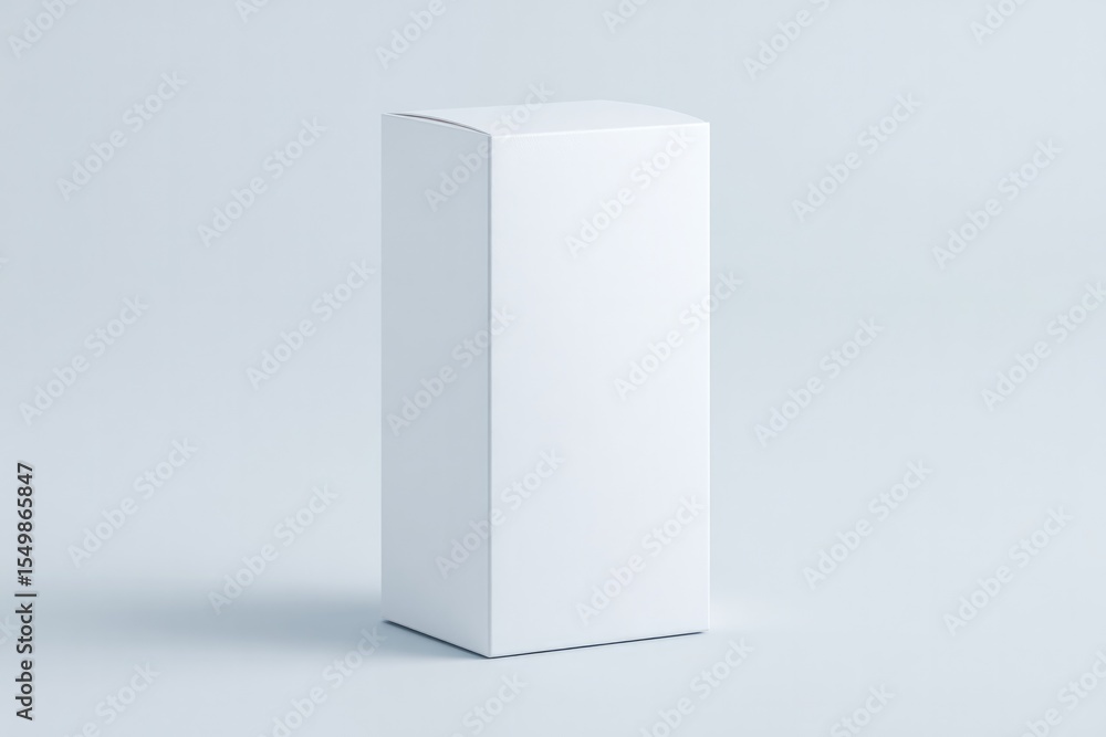 Poster sleek 3d rendering of product packaging set against white background with ample copy space
