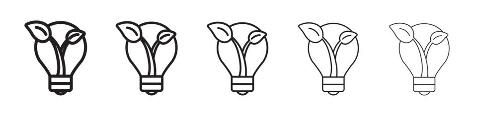 Sustainable ecological energy icon vector illustration isolated