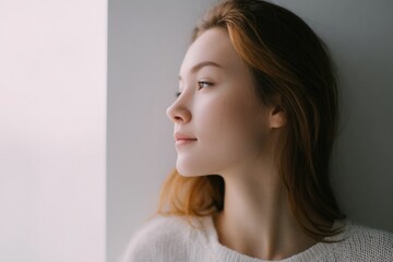 explore intersection of inner world and external environment through minimalistic image focusing on dichotomy of serene
