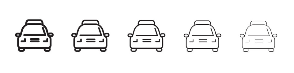 Taxi icon vector illustration isolated