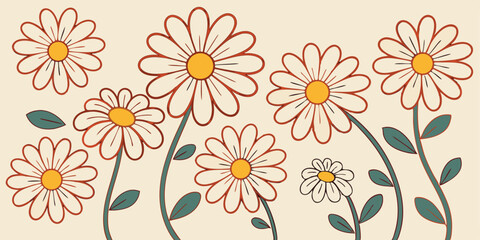 seamless ditsy patterns with various wild meadow flowers. Сolourful cute floral summer backgrounds.flower, border, butterfly, children, doodle, dot, graphic, herb, invitation, rose, watercolor, 