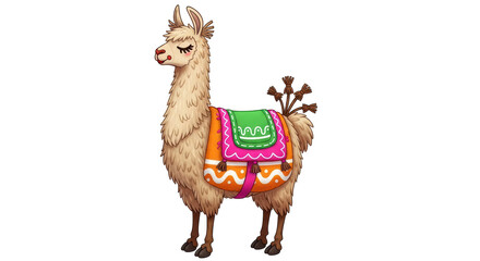 Isolated Llama Cartoon © Lisa