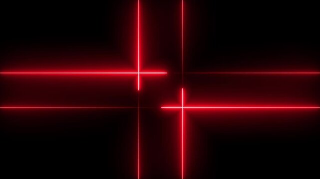 red neon lights digital animation,Rectangular Fire effect Animation. Fire Flame Gradually Appearing in A rectangle Frame.  Glowing neon line light Black Background .
