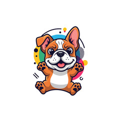 Cute Dog Icon Very Cool Design