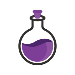 vector illustration of a bottle