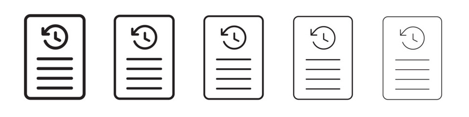 Transaction history icon vector illustration isolated