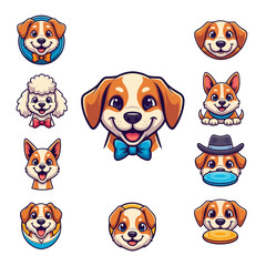 Cute Dog Icon Very Cool Design