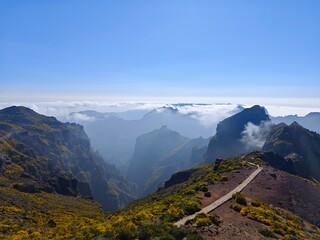 view from the mountain, Madeira, Pico do Arieiro