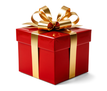 festive Christmas gifts, presents box 3d