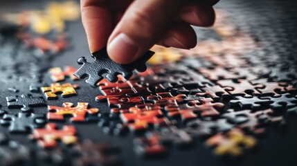 Hand placing puzzle piece (3)