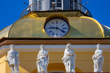 the clock tower of st petersburg