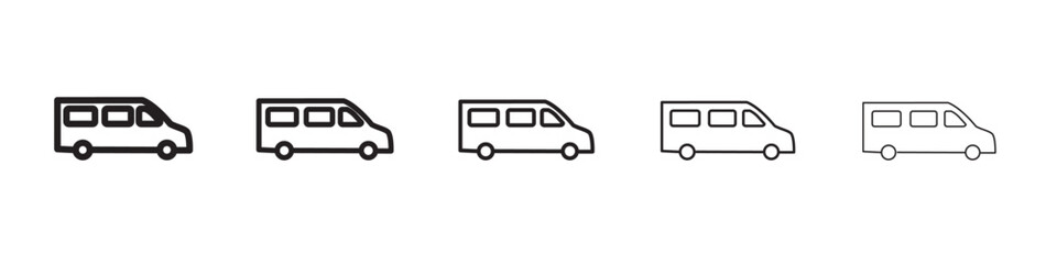 Van icon vector illustration isolated