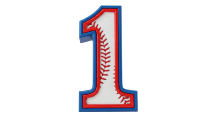 Isolated Baseball Number One