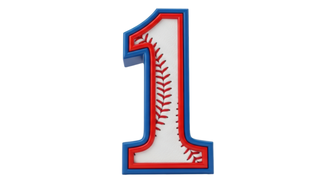 Isolated Baseball Number One
