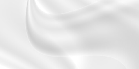 Silver foil background with metal mirror texture. Chrome gradient surface with light gloss. Vector aluminum grey sheet with reflection. Platinum and titanium abstract cold bg