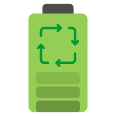 Battery Recycling Icon
