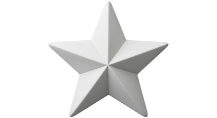Isolated White Star