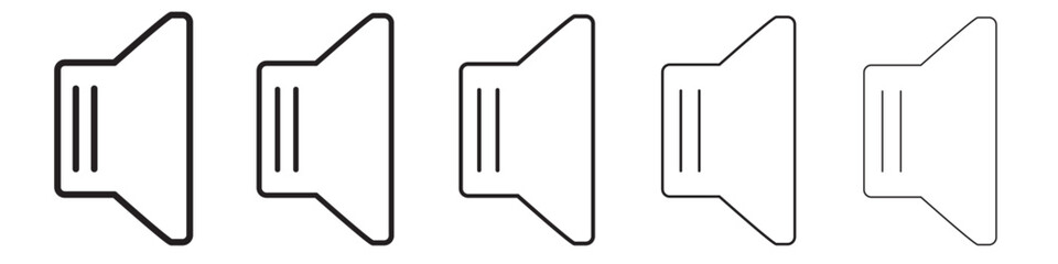 Volume icon vector illustration isolated