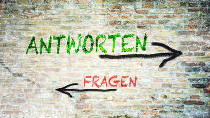 Signposts the direct way to Answer vs Question