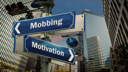 Signposts the direct way to motivation versus bullying