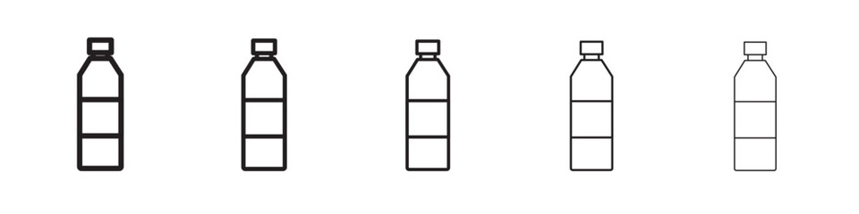 Water bottle icon vector illustration isolated