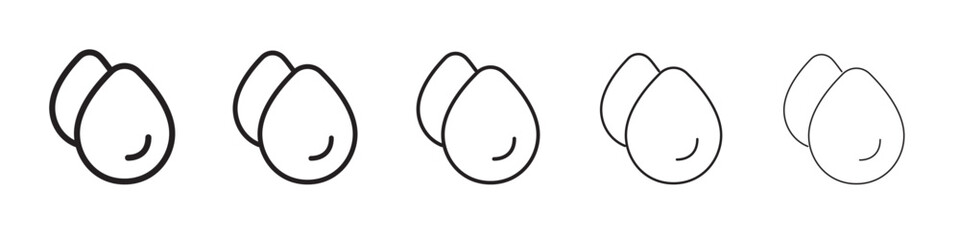 Water drops icon vector illustration isolated