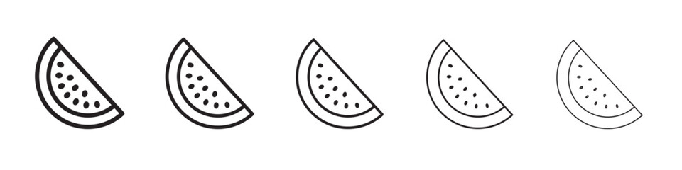 Watermelon icon vector illustration isolated